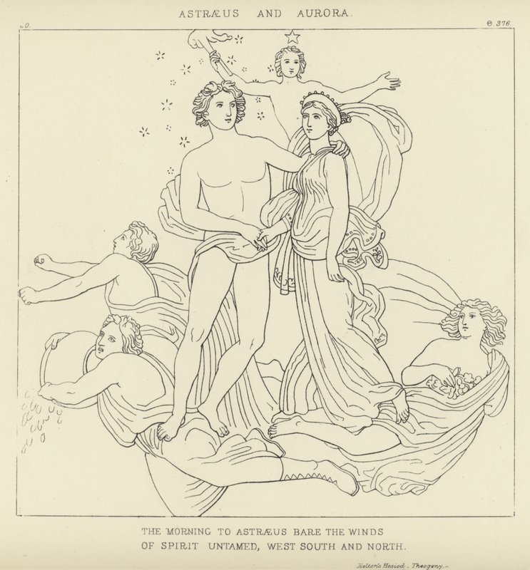 Astraeus ve Aurora by John Flaxman