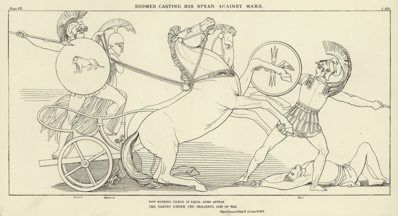 Diomed Mızrağını Mars