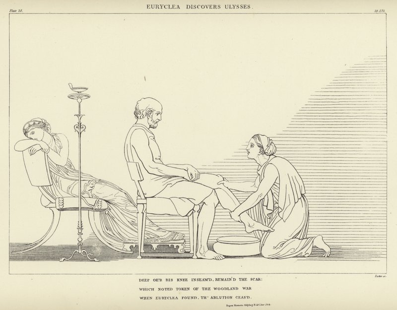 Euryclea, Ulysses