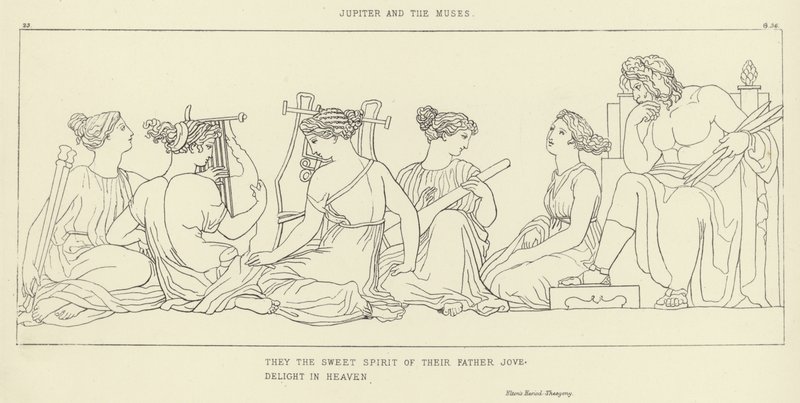 Kumanuka kumusaraba, nyuma ya El Greco by John Flaxman