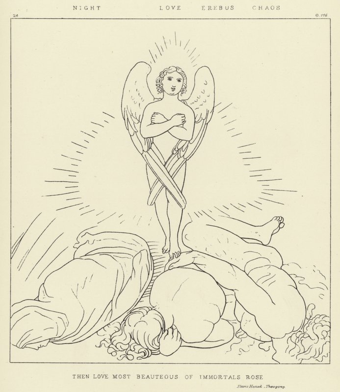 Salon ve Yemek Odası Arasındaki Oscharshal Galerisi, 1852 by John Flaxman