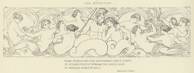 deniz tanrıları by John Flaxman