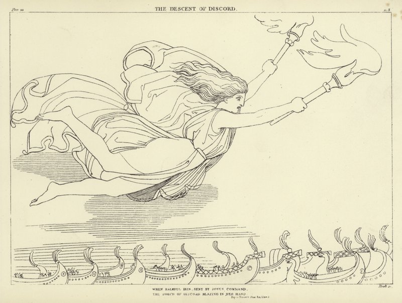 Anlaşmazlığın İnişi by John Flaxman