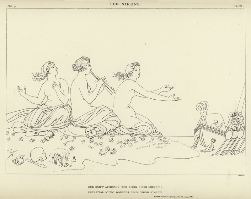 sirenler by John Flaxman