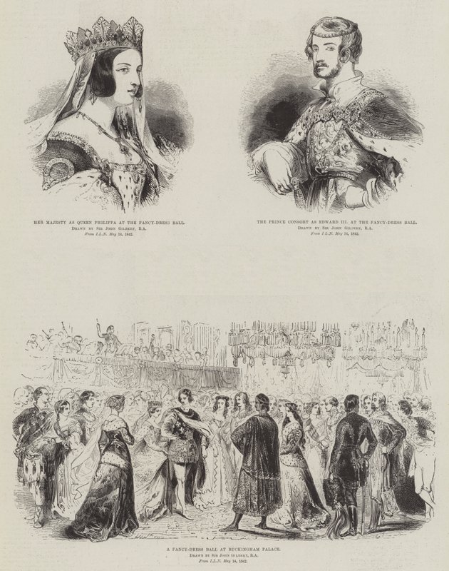 Kraliyet Süslü Elbise Topu by John Gilbert