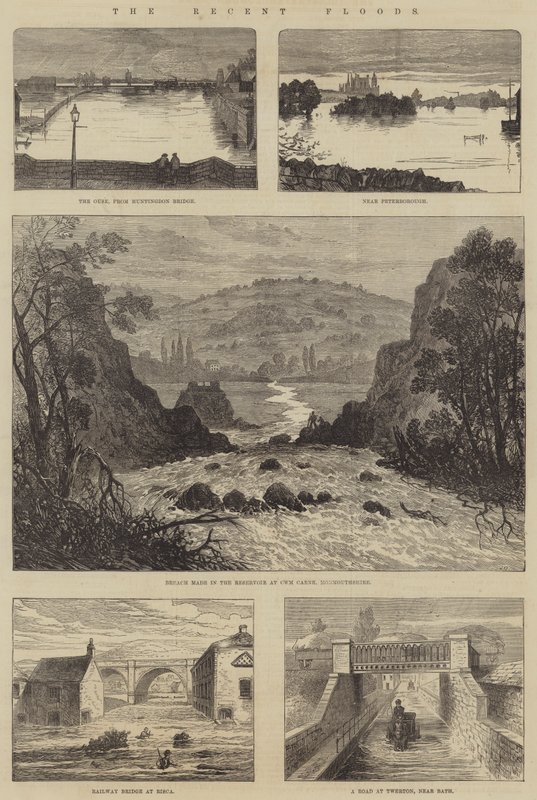 Son Taşkınlar gravürü by John Gilbert