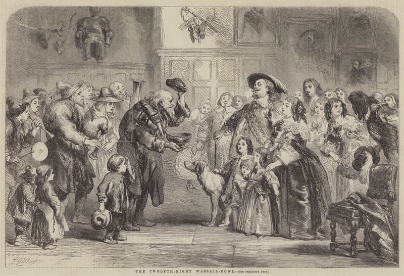 On İkinci Gece Wassail-Kasesi by John Gilbert