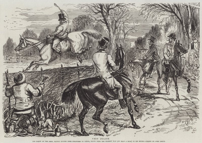 Çok kibar by John Leech