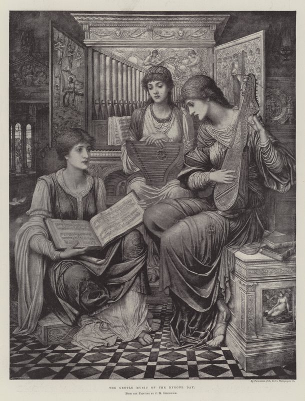 Geçmiş Günün Nazik Müziği by John Melhuish Strudwick
