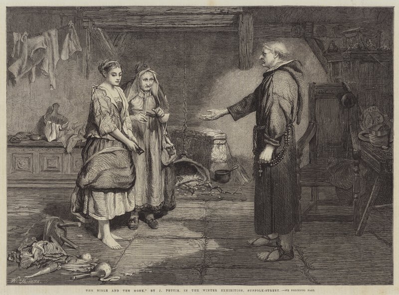 İncil ve Keşiş by John Pettie