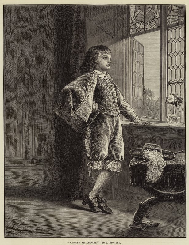 Cevap Beklemek by John Robert Dicksee