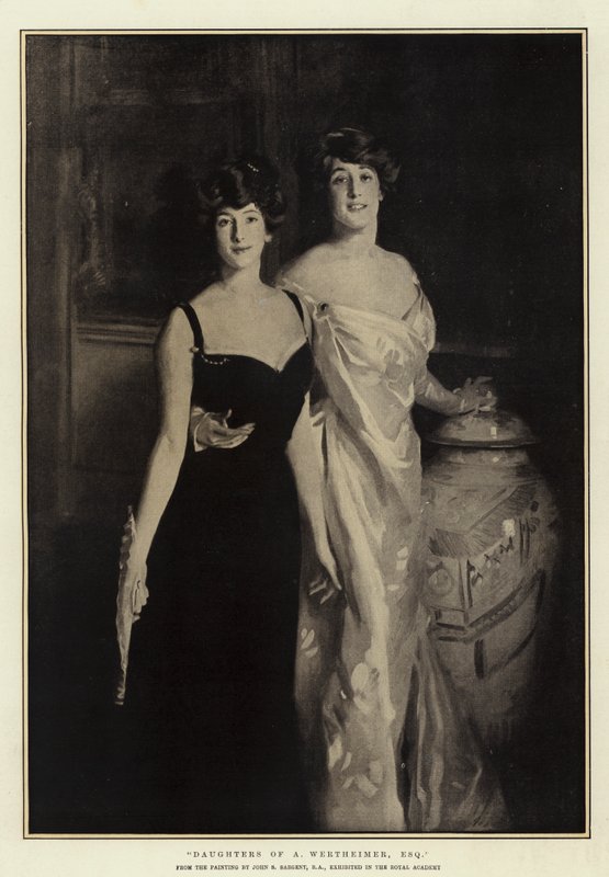ಎ ವರ್ಥೈಮರ್, ಎಸ್ಕ್ವೈರ್ ಟರ್ಕ್ ಅವರ ಪುತ್ರಿಯರು by John Singer Sargent