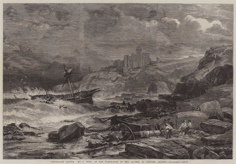 Tantallon Kalesi by John Syer
