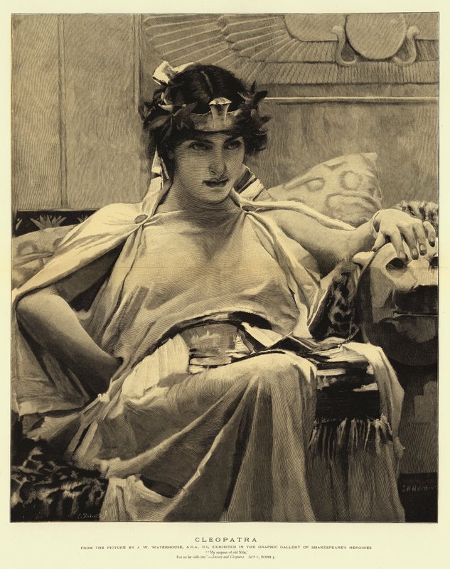 Kleopatra by John William Waterhouse