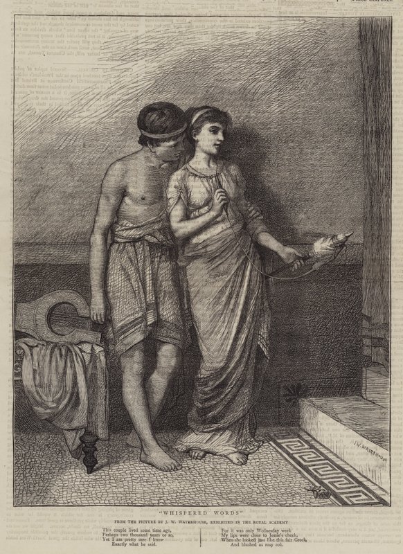 Fısıldayan Sözler by John William Waterhouse