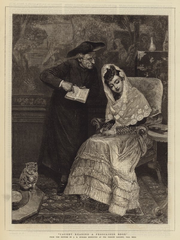 Yasaklanmış Bir Kitabı Okurken Yakalandı by John Bagnold Burgess