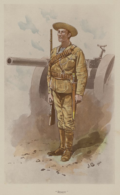 Hazır (renkli lito) by John (after) Charlton
