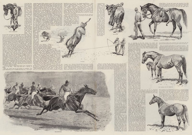 Bir Yarış Atının Kariyeri (gravür) by John (after) Charlton