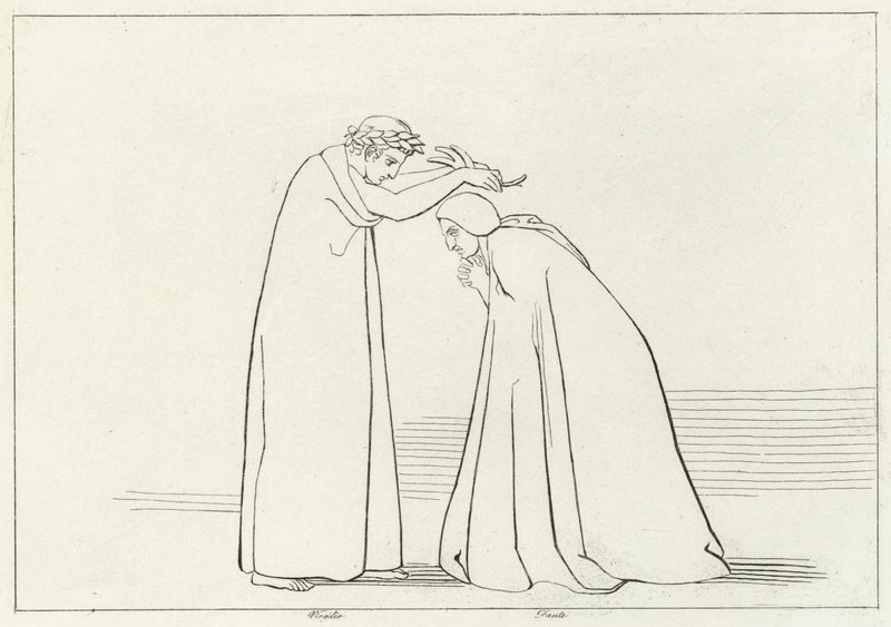 Aşağılama, Araf, Canto 1 (gravür) by John (after) Flaxman