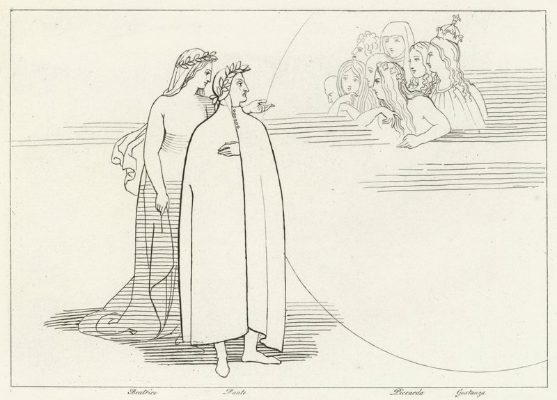 Ay Sakinleri, Cennet, Kanto 3 (gravür) by John (after) Flaxman