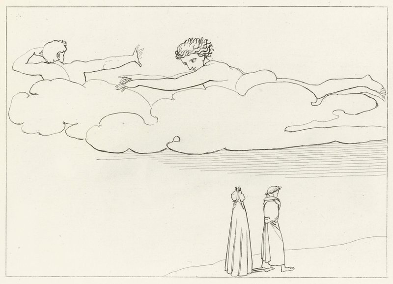 Kıskançlıktan Arınma, Araf, Canto 13 (gravür) by John (after) Flaxman