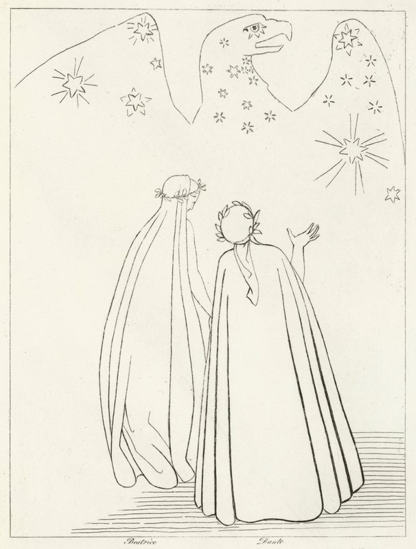 Gök Kartalı, Cennet, Canto 19 (gravür) by John (after) Flaxman