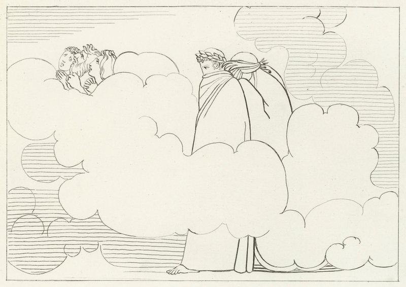 Duman Bölgesi, Araf, Canto 16 (gravür) by John (after) Flaxman