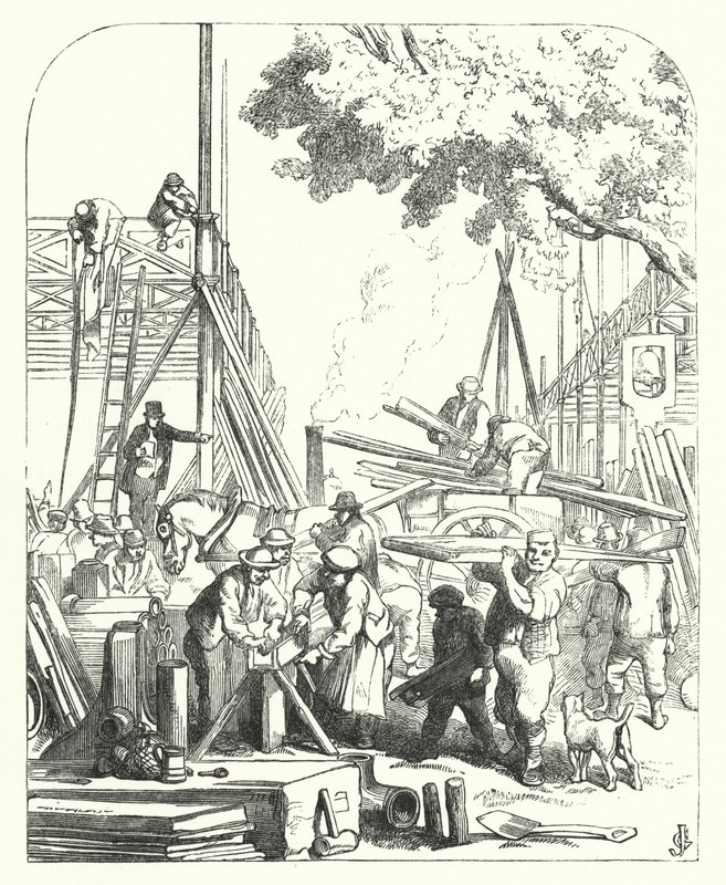 Crystal Palace, Hyde Park, Londra, 1851 Büyük Sergisi