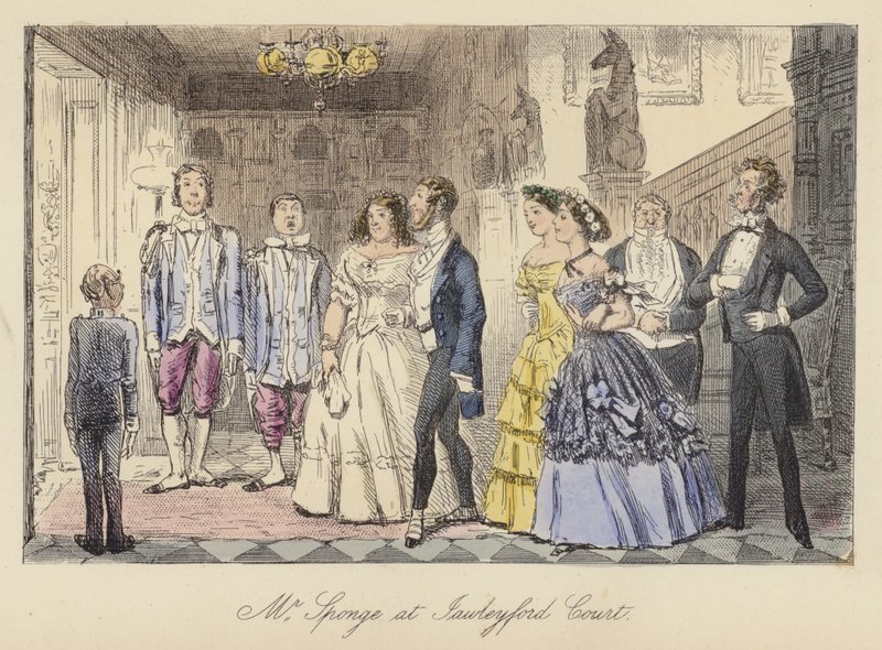 Bay Sünger'in Spor Turu için John Leech illüstrasyonu (renkli gravür) by John (after) Leech