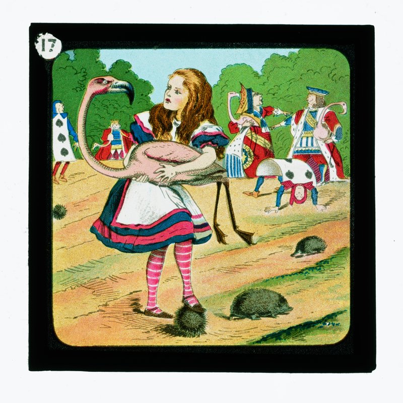 Alice Harikalar Diyarında, Renkli Fener Slaytları (fener slayt) by John (after) Tenniel