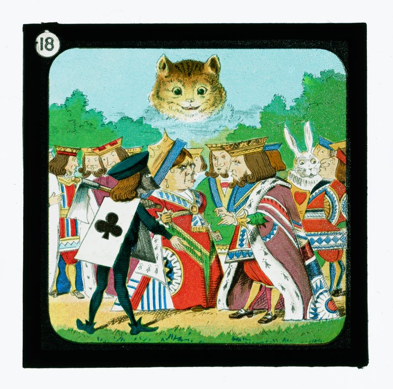 Alice Harikalar Diyarında, Renkli Fener Slaytları (fener slayt) by John (after) Tenniel
