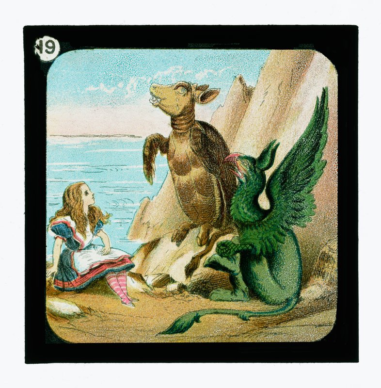 Alice Harikalar Diyarında, Renkli Fener Slaytları (fener slayt) by John (after) Tenniel