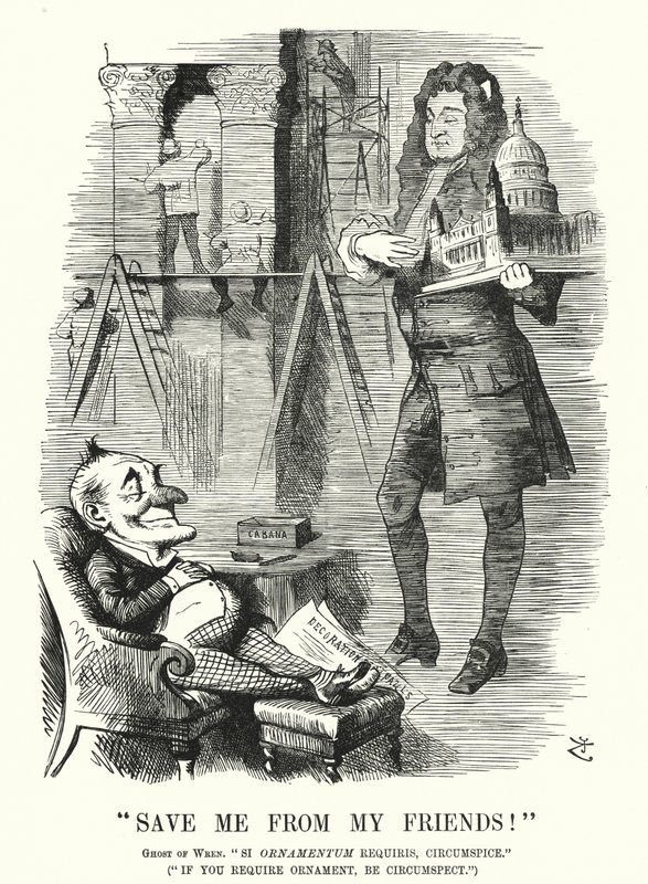 Yumruk karikatürü: Beni Arkadaşlarımdan Kurtar - Sir Christopher Wren