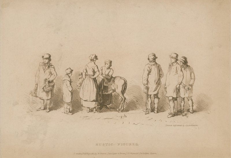 Rustik figürler by John Augustus Atkinson