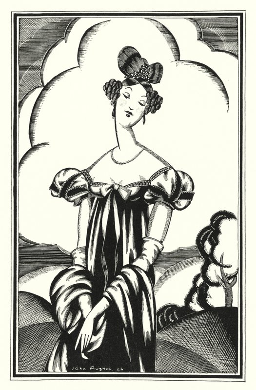 Lord Byron tarafından Don Juan için illüstrasyon: Aurora Raby, genç bir yıldız (lito) by John Austen