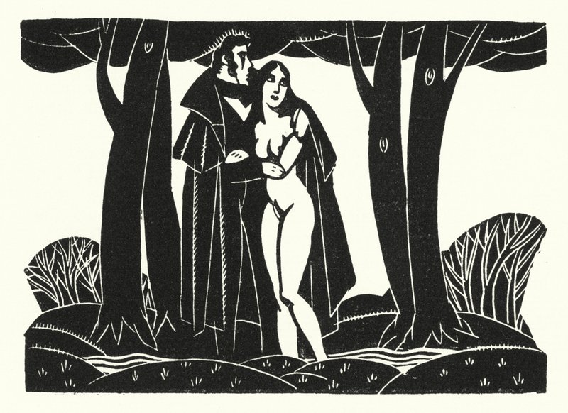 Gustave Flaubert (lito) tarafından Madame Bovary için illüstrasyon by John Austen