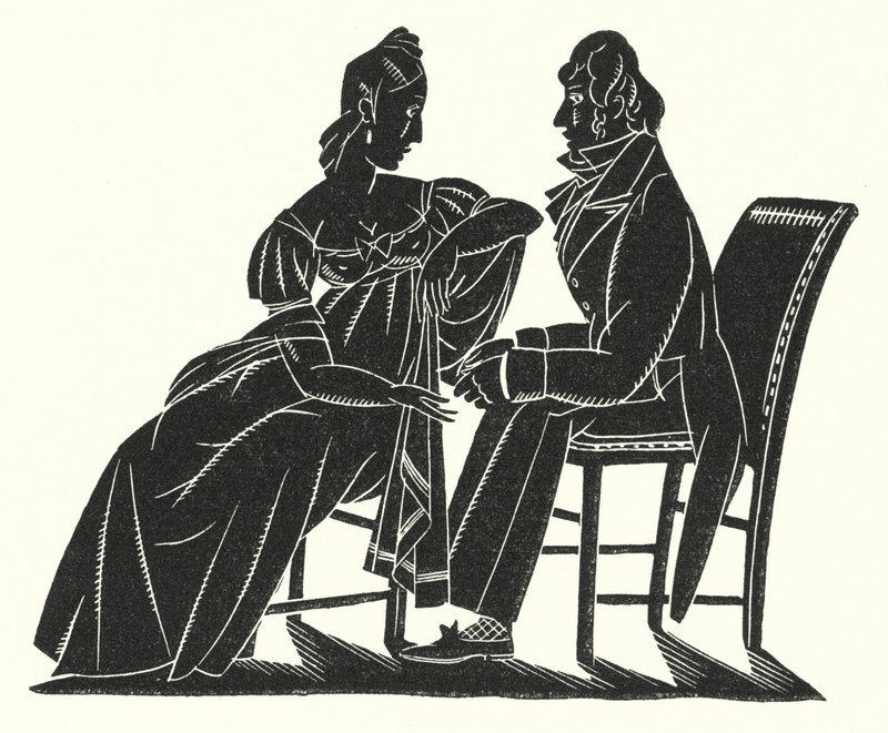Gustave Flaubert (lito) tarafından Madame Bovary için illüstrasyon by John Austen
