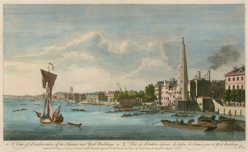 York Binaları yakınlarındaki Thames