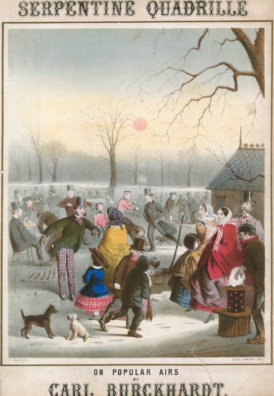 Carl Burckhardt tarafından popüler yayınlarda Serpentine Quadrille için müzikal puan by John Brandard