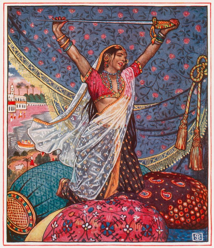 Aşk kutsal bir şeyin sembolüdür by John Byam Liston Shaw