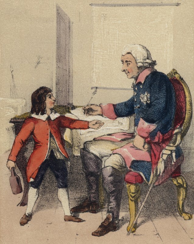 Büyük Frederick ve yeğeni by John Callcott Horsley