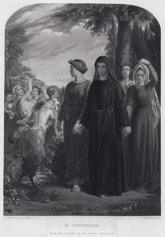 Dalgın (gravür) by John Callcott Horsley