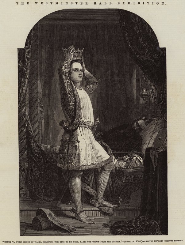 Westminster Salonu Sergisi by John Callcott Horsley