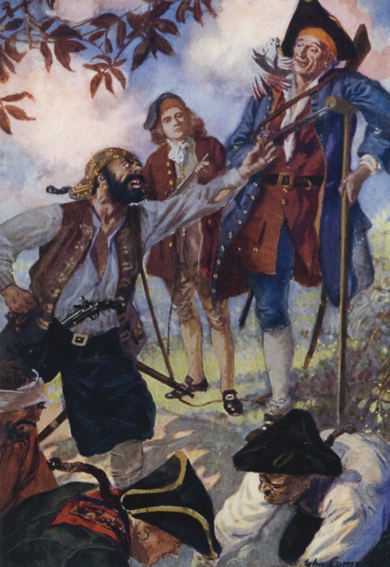 Hazine Adası için İllüstrasyon by John Cameron