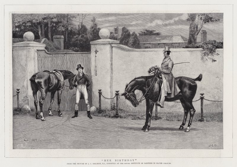 Onun doğum günü by John Charles Dollman