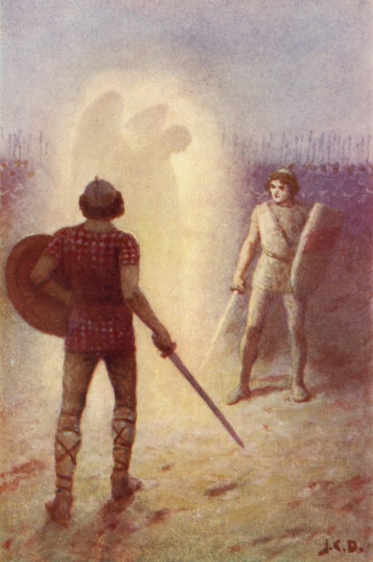 Uzun mücadele sona erdi by John Charles Dollman