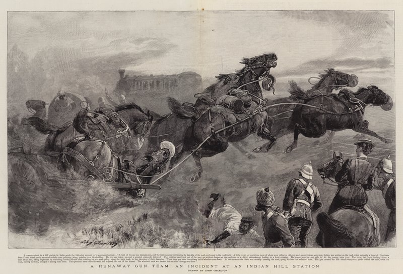 Bir Kaçak Silah Ekibi, Indian Hill İstasyonunda Bir Olay by John Charlton