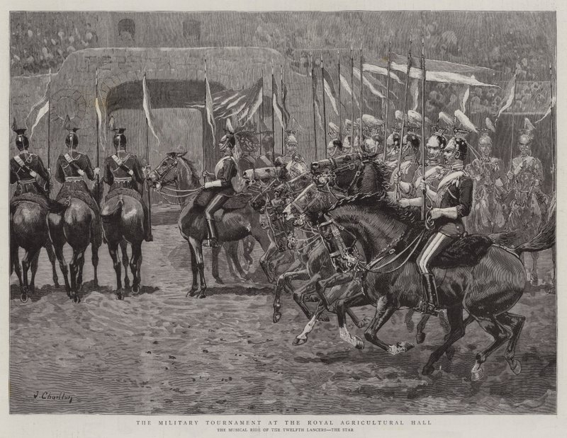 Kraliyet Tarım Salonunda Askeri Turnuva by John Charlton