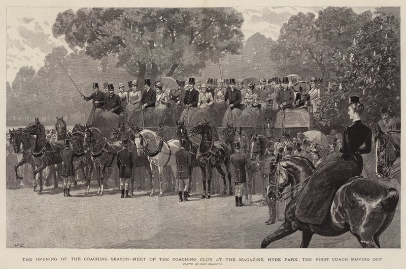 Antrenörlük Sezonunun Açılışı, Antrenörlük Kulübünün Dergide Buluşması, Hyde Park, İlk Antrenör Yola Çıkıyor by John Charlton