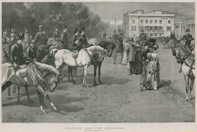Prensesi Beklerken: Rotten Row, Hyde Park, Londra